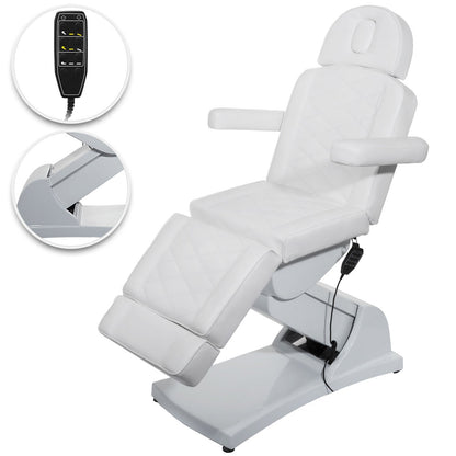 Electric Reclining Spa Chair with 4 Motors, Adjustable for Salon & Tattoo Use