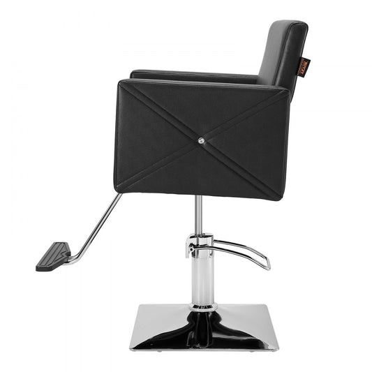 VEVOR Salon Chair, Barber Chair for Hair Stylist, Styling Chair with Heavy Duty Hydraulic Pump, 360° Swivel Hair Salon Chair with Footrest for Beauty Spa Shampoo, Max Load Weight 330 lbs, Black
