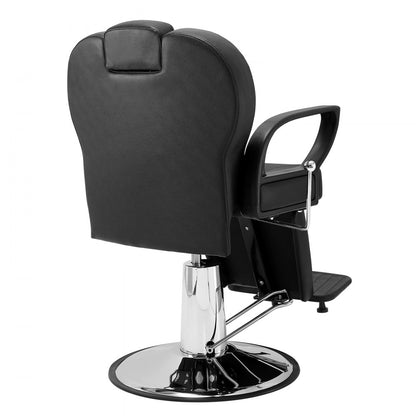 VEVOR Salon Chair, Hydraulic Recliner Barber Chair for Hair Stylist, 360 Degrees Swivel 90°-130° Reclining Salon Chair for Beauty Spa Shampoo, Max Load Weight 330 lbs, Black