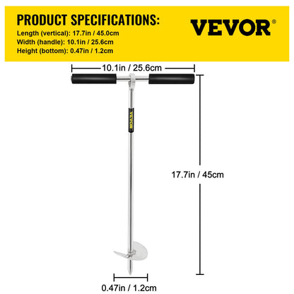 VEVOR Sand Anchor, 18\" Length Auger to The Beach and Sandbar, 316 Stainless Steel