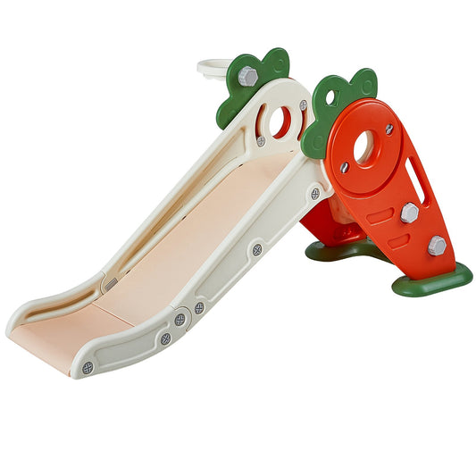 VEVOR Toddler Slide, Kid Slide for Toddlers Age 1-12 w/ Climbable Ladders & Basketball
