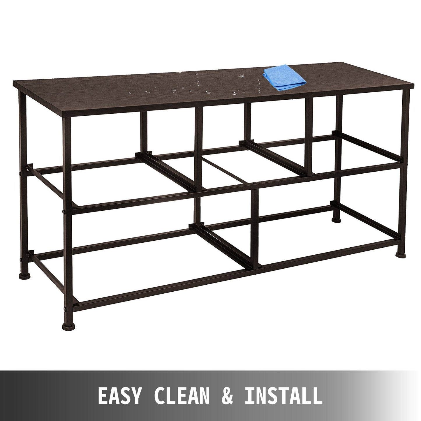 VEVOR Dresser Storage Tower with 5 Fabric Drawer Steel Frame Storage Cabinet Bin