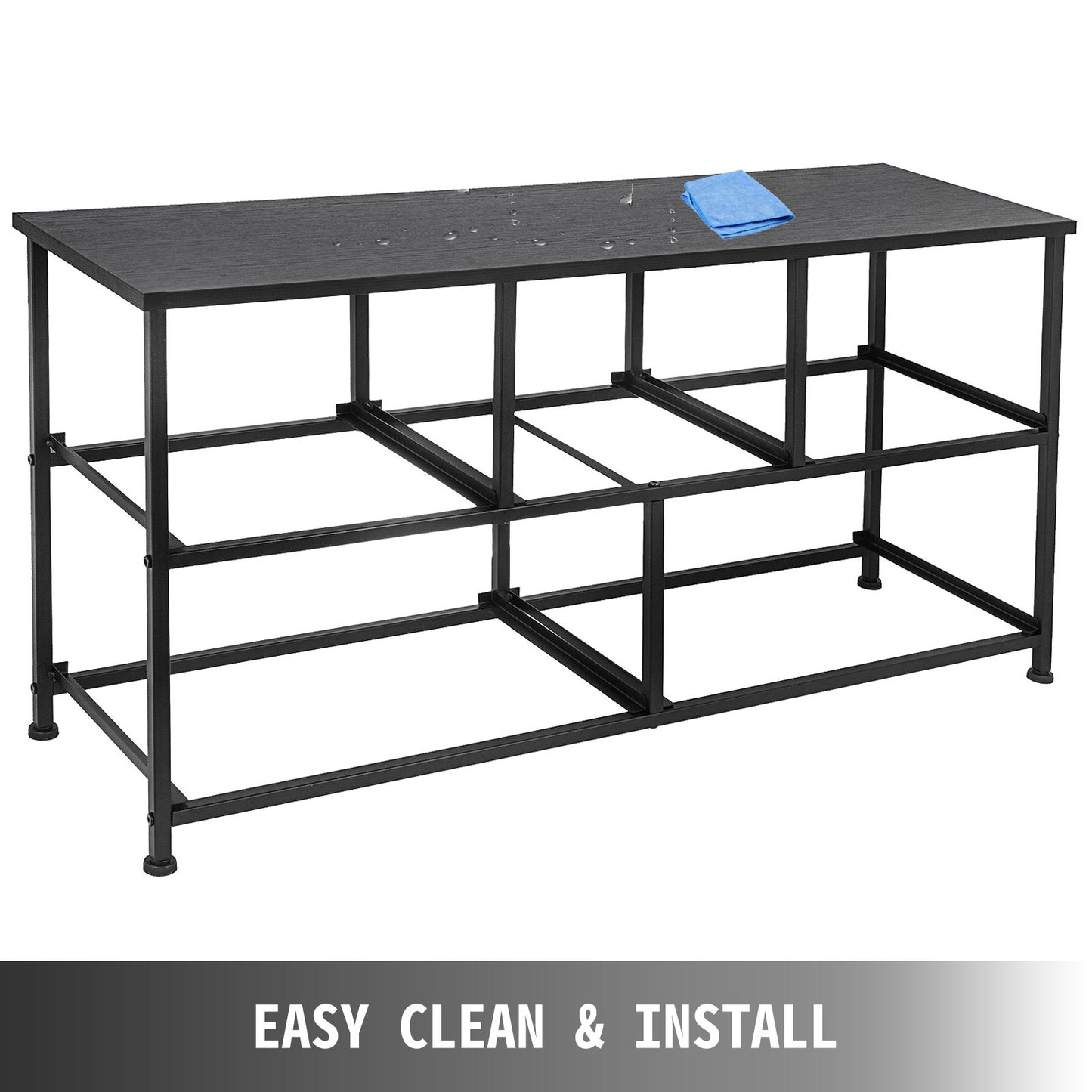 VEVOR Dresser Storage Tower with 5 Fabric Drawer Steel Frame Storage Cabinet Bin