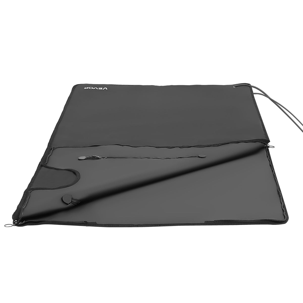 Infrared Sauna Blanket with Armholes, 180 x 80 cm Portable Sauna Bag, Even Heating for Home Detox & Relaxation, Temp Control & Timer, Lightweight Oxford Fabric Heating Wrap with Carry Bag, Black