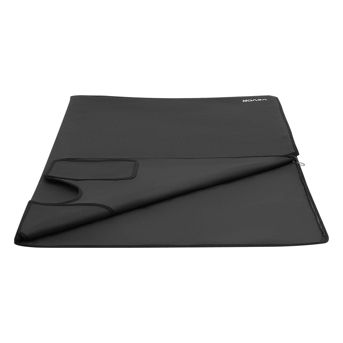 Infrared Sauna Blanket 185 x 90 cm, Portable PU Leather Sauna Bag, Even Heating for Home Detox & Relaxation, Temp Control & Timer, Full-Body Heating Wrap with Towel Liner, Carry Bag, Black
