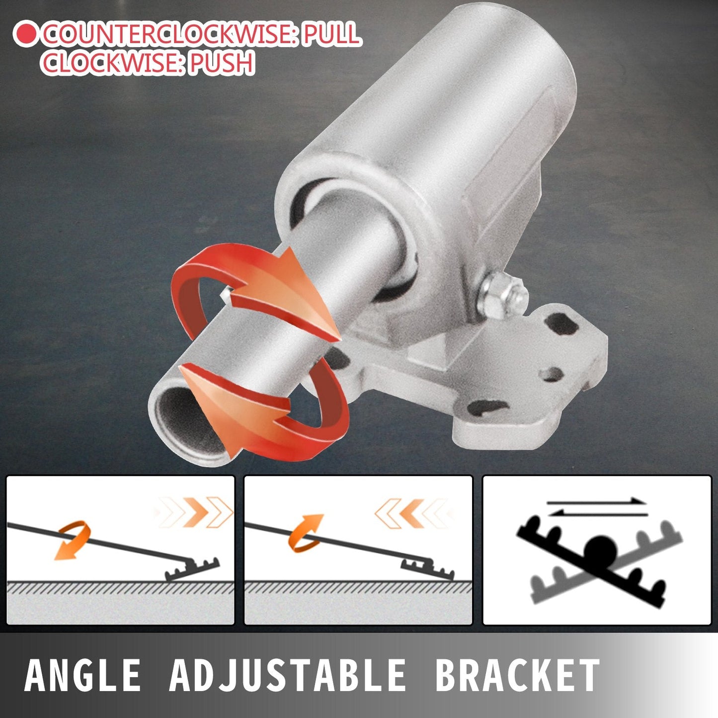 Steel Concrete Bull Float Tool with 3x1.8m Handle & Adjustable Bracket