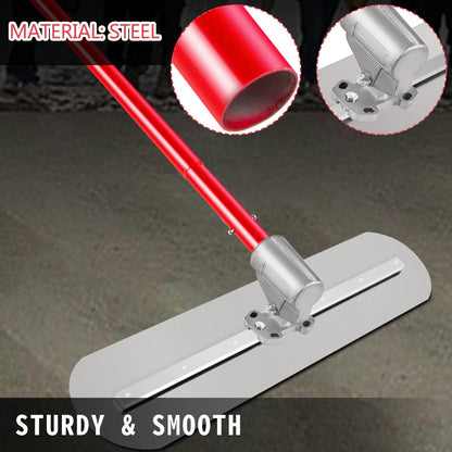 900x200mm Bull Float Concrete Tool with Adjustable Handle & Bracket