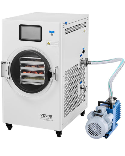 VEVOR Vacuum Freeze Dryer 4-Layer Fruit Vegetable Freeze Drying Machine White