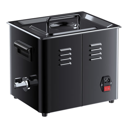 10L Ultrasonic Cleaner, Professional Ultrasonic Cleaner Machine with Knob Control, Stainless Steel Cleaning Machine with Basket and Cleaning Ball, for Watches, Razors, Jewelry, Coins and More
