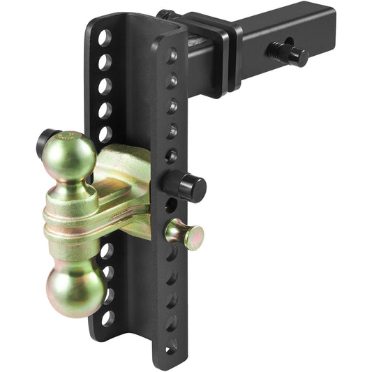 VEVOR Adjustable Trailer Hitch, 25.4 cm Drop & 21.59 cm Rise Hitch Ball Mount with