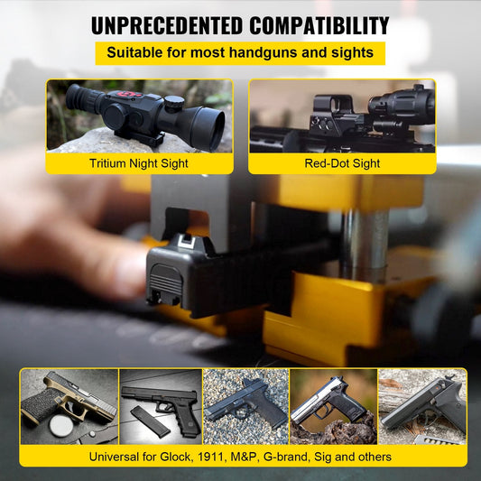High-Precision Aluminum Sight Adjustment Tool for Semi-Automatic Firearms