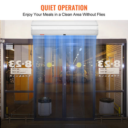 VEVOR 0.9m Commercial Indoor Air Curtain Super Power 2 Speeds 1528m³/h, UL Certified