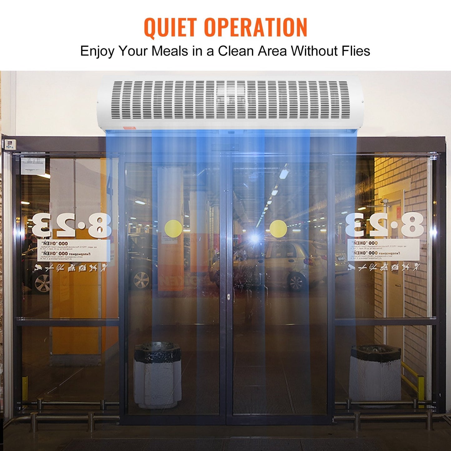 1.1m Commercial Air Curtain, Dual Speed, 2292m³/h, UL Certified, Easy Install