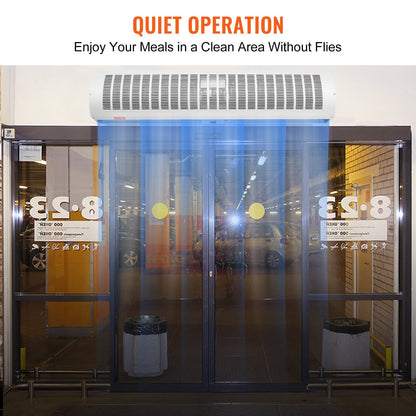 1.1m Commercial Air Curtain, Dual Speed, 2292m³/h, UL Certified, Easy Install
