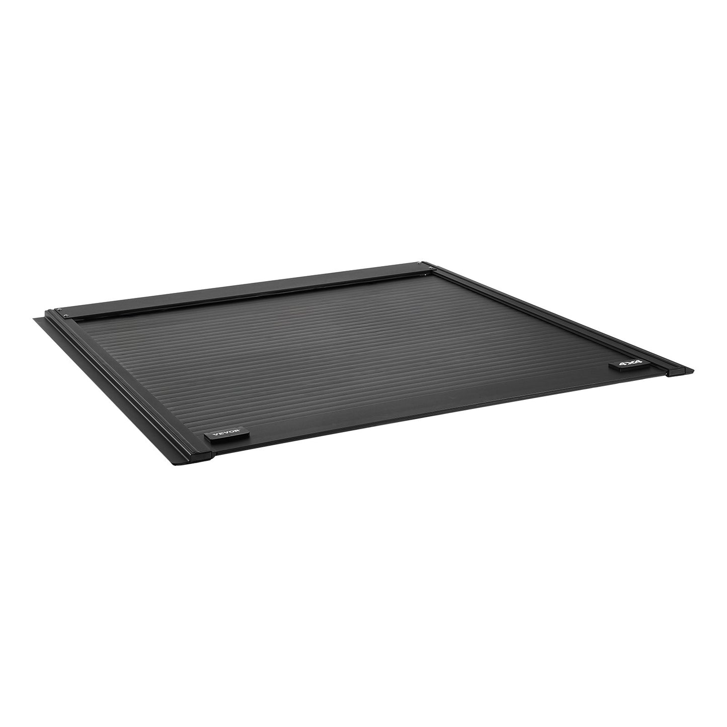 Retractable Tonneau Cover, 5.5 ft Hard Retractable Tonneau Cover with Built-in Drainage Pipe for 2009-2024 Ford F-150 Crew Cab , Customized Hard Tonneau Cover with Double-Lock & T-Slot