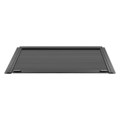 Retractable Tonneau Cover, 5.5 ft Hard Retractable Tonneau Cover with Built-in Drainage Pipe for 2009-2024 Ford F-150 Crew Cab , Customized Hard Tonneau Cover with Double-Lock & T-Slot