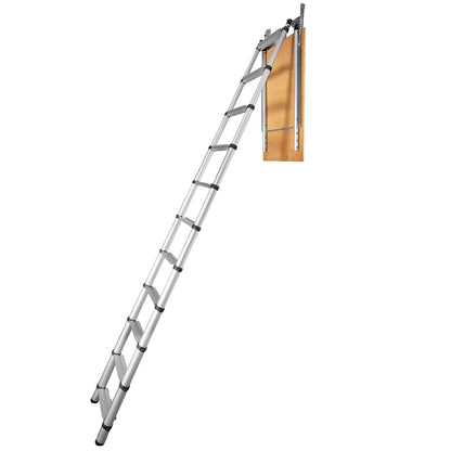 VEVOR Attic Ladder Telescoping, 158.76kg Capacity, 100cm x 59.94cm,Multi-Purpose