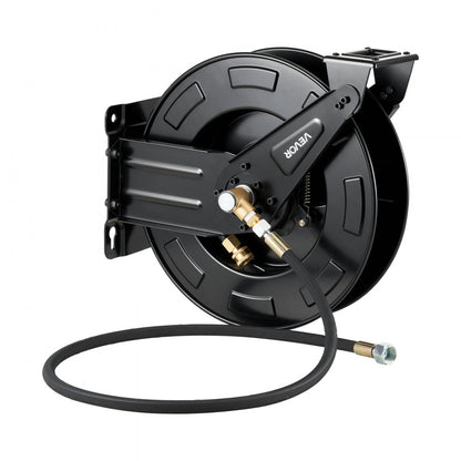Pressure Washer Hose Reel 15.2m x 9.5mm Retractable 4000PSI Auto-Rewinding