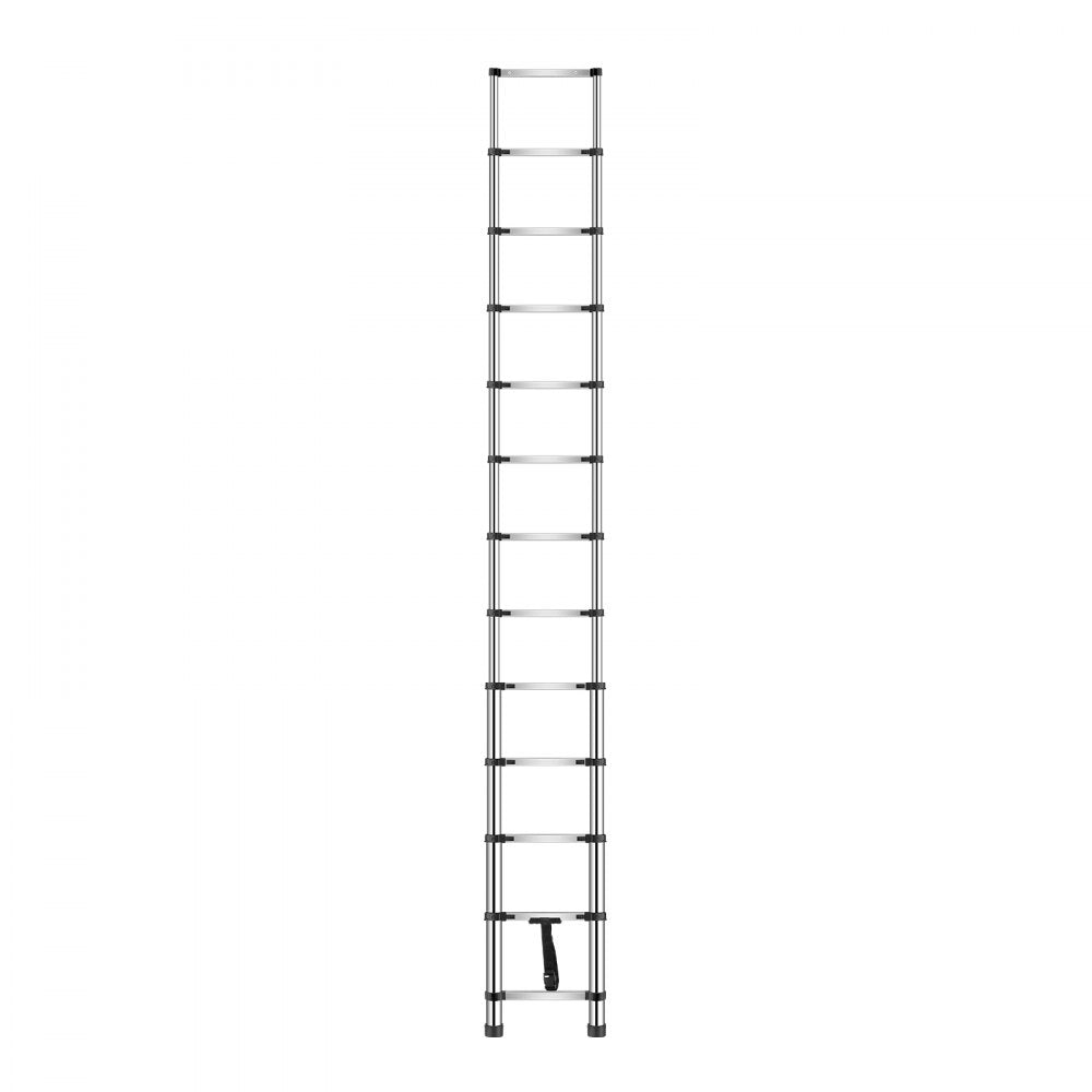 VEVOR Telescoping Ladder Stainless Steel Extension Step 3740mm Portable Ladders