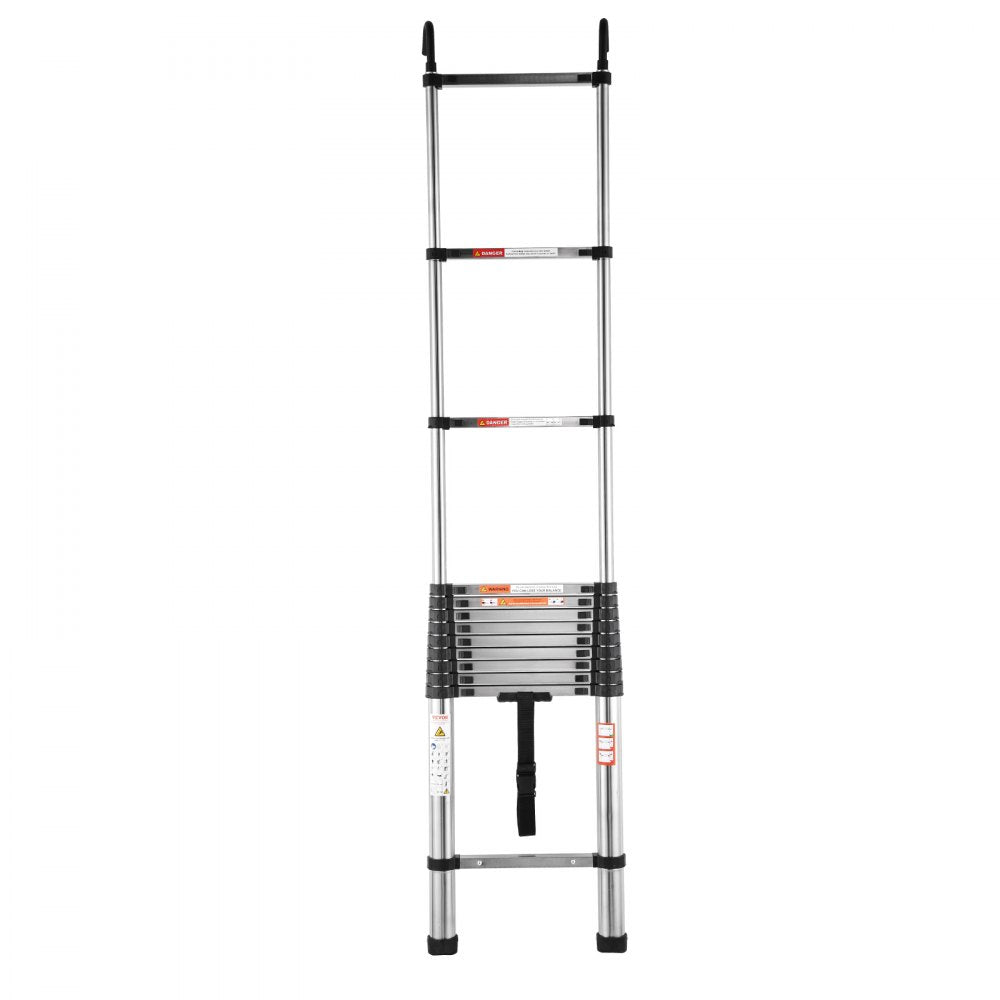 VEVOR Telescoping Ladder Stainless Steel Extension Step 5030mm Portable Ladders