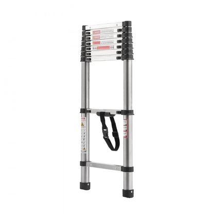 VEVOR Telescoping Ladder Stainless Steel Extension Step 2540mm Portable Ladders