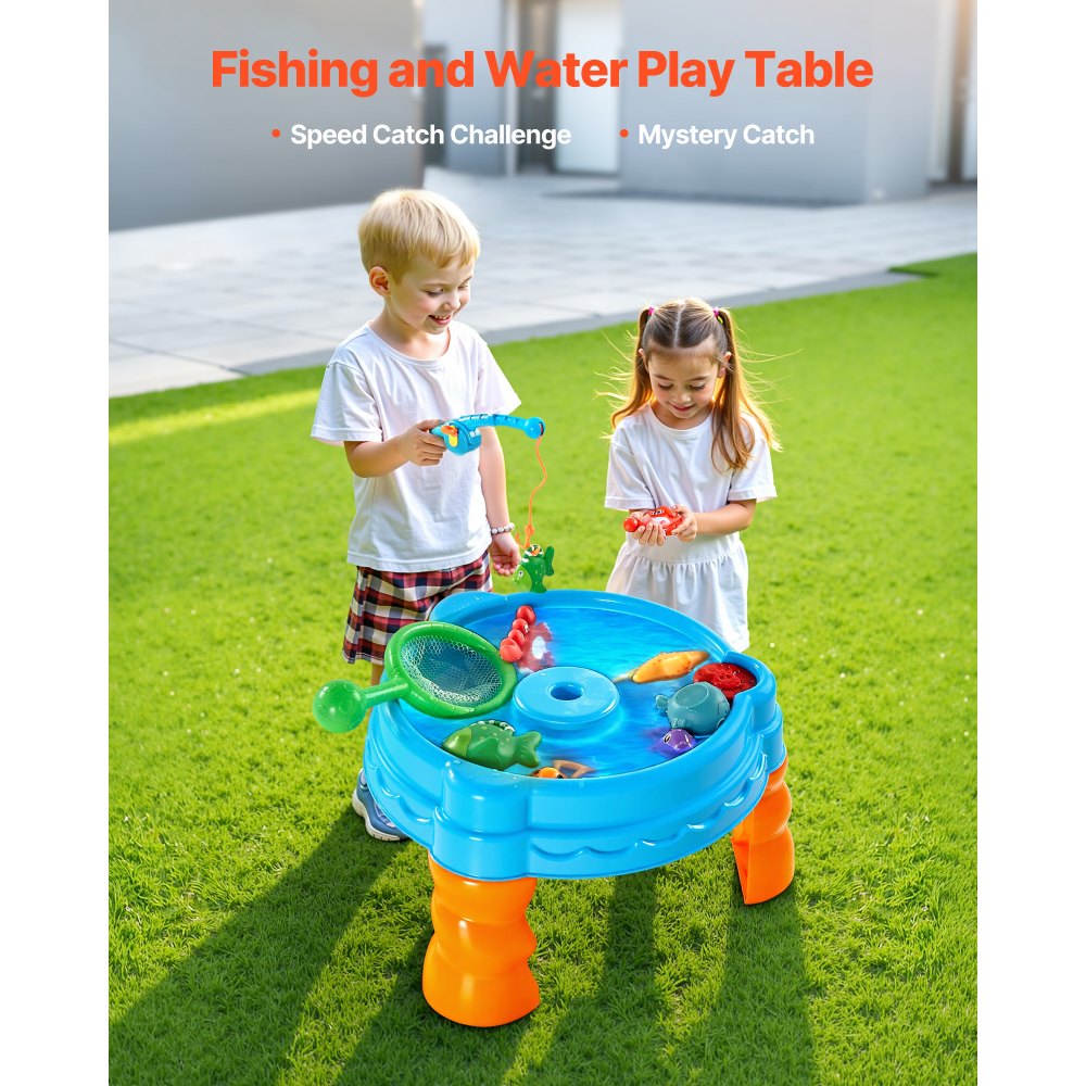 VEVOR Water Table for Toddlers Kids Activity Sensory Table with 9PCS Accessories