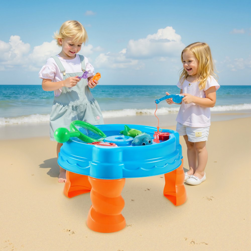 VEVOR Water Table for Toddlers Kids Activity Sensory Table with 9PCS Accessories