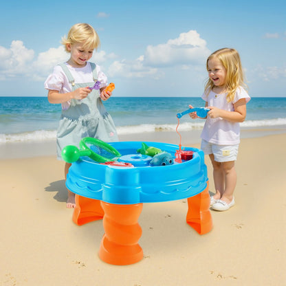 VEVOR Water Table for Toddlers Kids Activity Sensory Table with 9PCS Accessories
