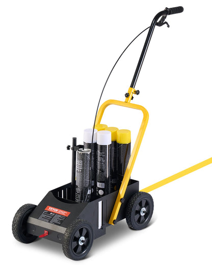 VEVOR Striping Line Marking Machine 610 x 330 x 900 mm Striping Machine Black
