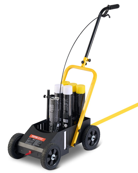 VEVOR Striping Line Marking Machine 610 x 330 x 900 mm Striping Machine Black