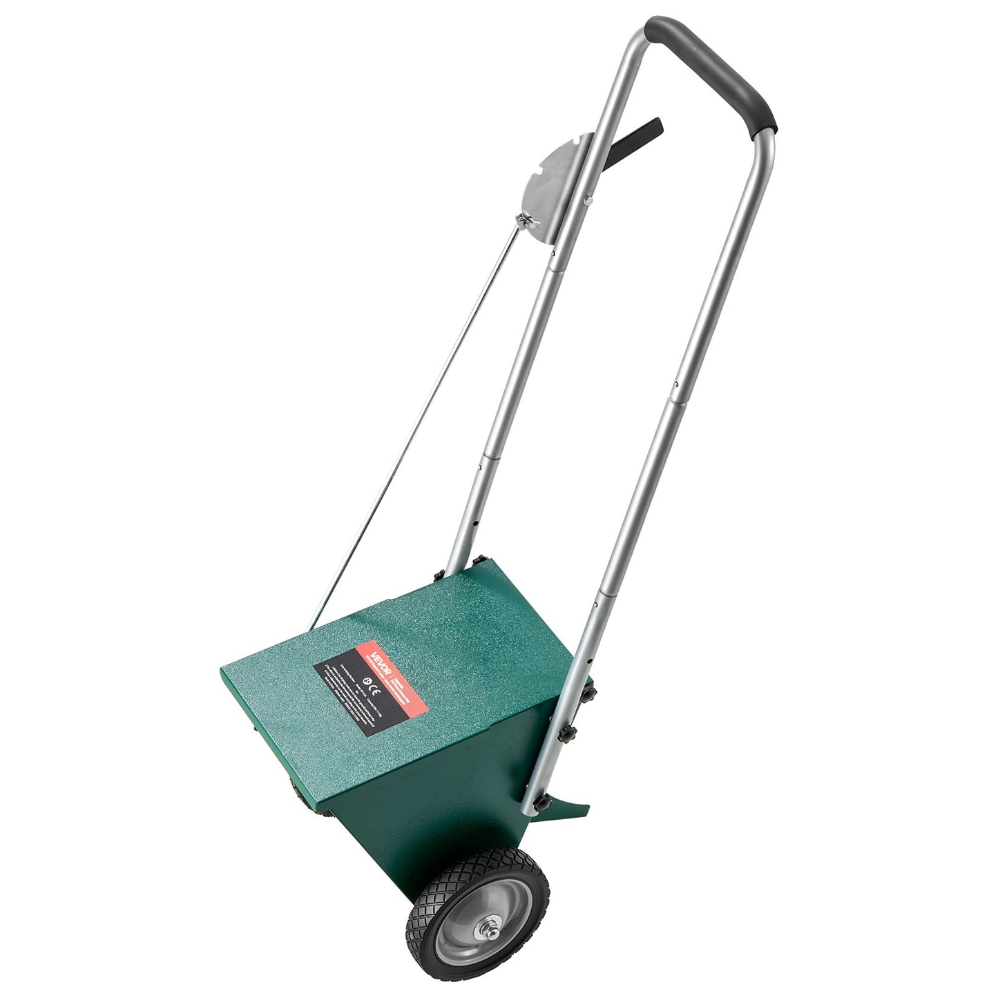 Steel Dry Line Marker 11.3kg Powder Capacity Field Dry Line Chalker, For Small Fields, 50-100 mm Adjustable Line Width, with 2 Heavy-Duty Wheels, Clear and Even Marking, Easy One-Person Pushing