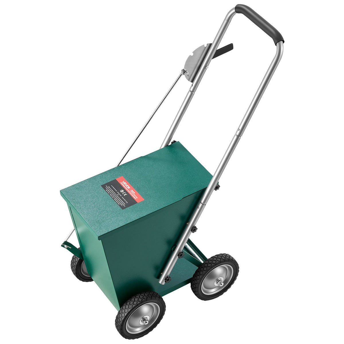 Steel Dry Line Marker 22.7kg Powder Capacity Field Dry Line Chalker, For Standard Fields, 50-100 mm Adjustable Line Width, with 4 Heavy-Duty Wheels, Clear Even Marking, Easy One-Person Pushing