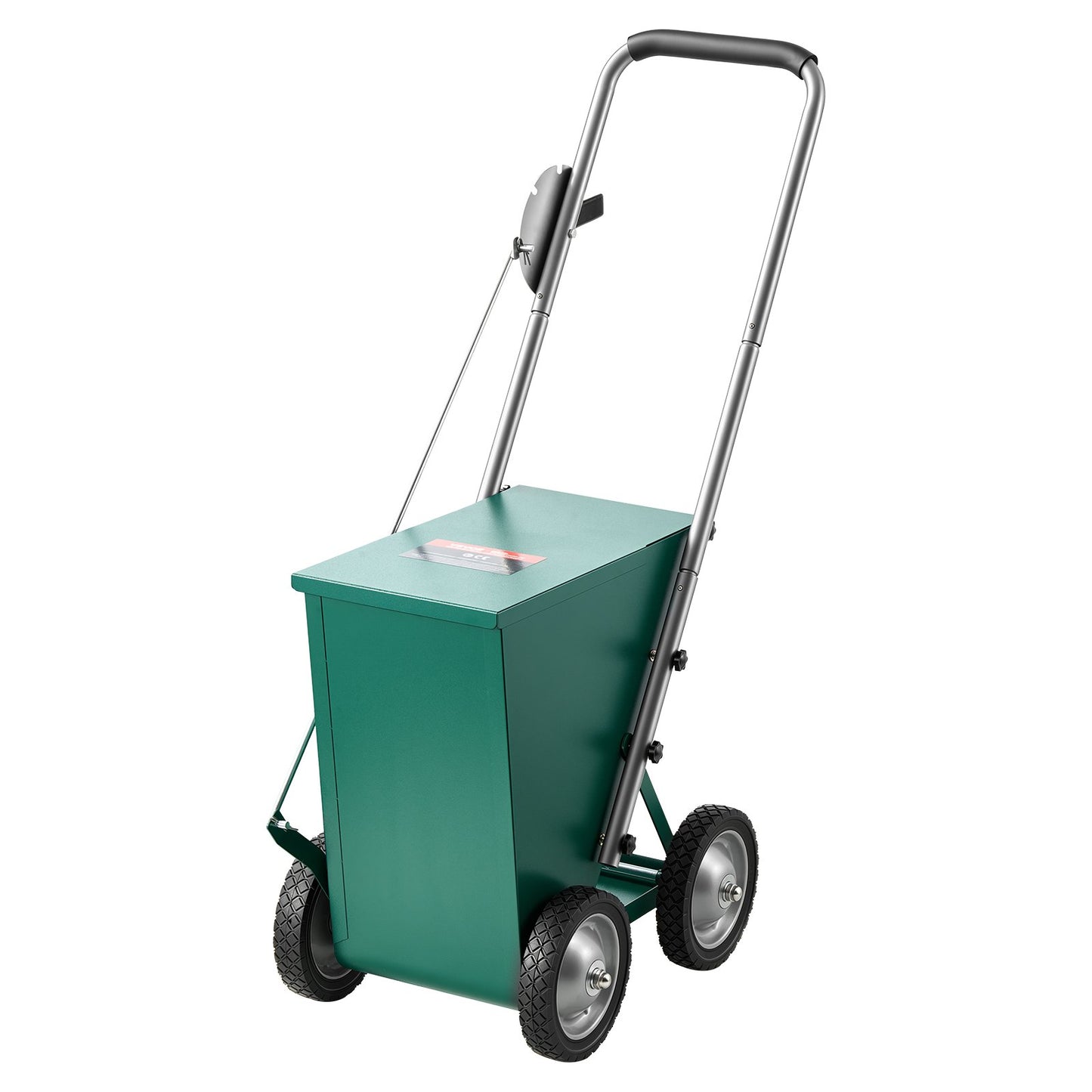 Steel Dry Line Marker 22.7kg Powder Capacity Field Dry Line Chalker, For Standard Fields, 50-100 mm Adjustable Line Width, with 4 Heavy-Duty Wheels, Clear Even Marking, Easy One-Person Pushing