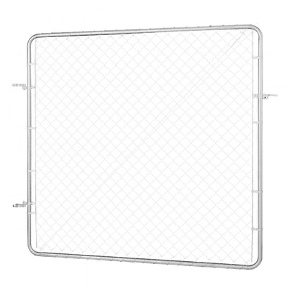 Chain Link Fence Gate Fit 3 ft x 4 ft Garden Fence Gate Posts Not Included