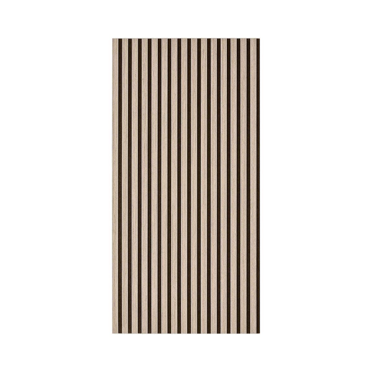 Wood Wall Panels, 1200 x 600 mm, Walnut Acoustic Slat Panels, Sound Absorbing for Living Rooms, Bedrooms, Offices, and Studios, Interior Wall Decor, PET Construction, Screw Kit, 8-Pack