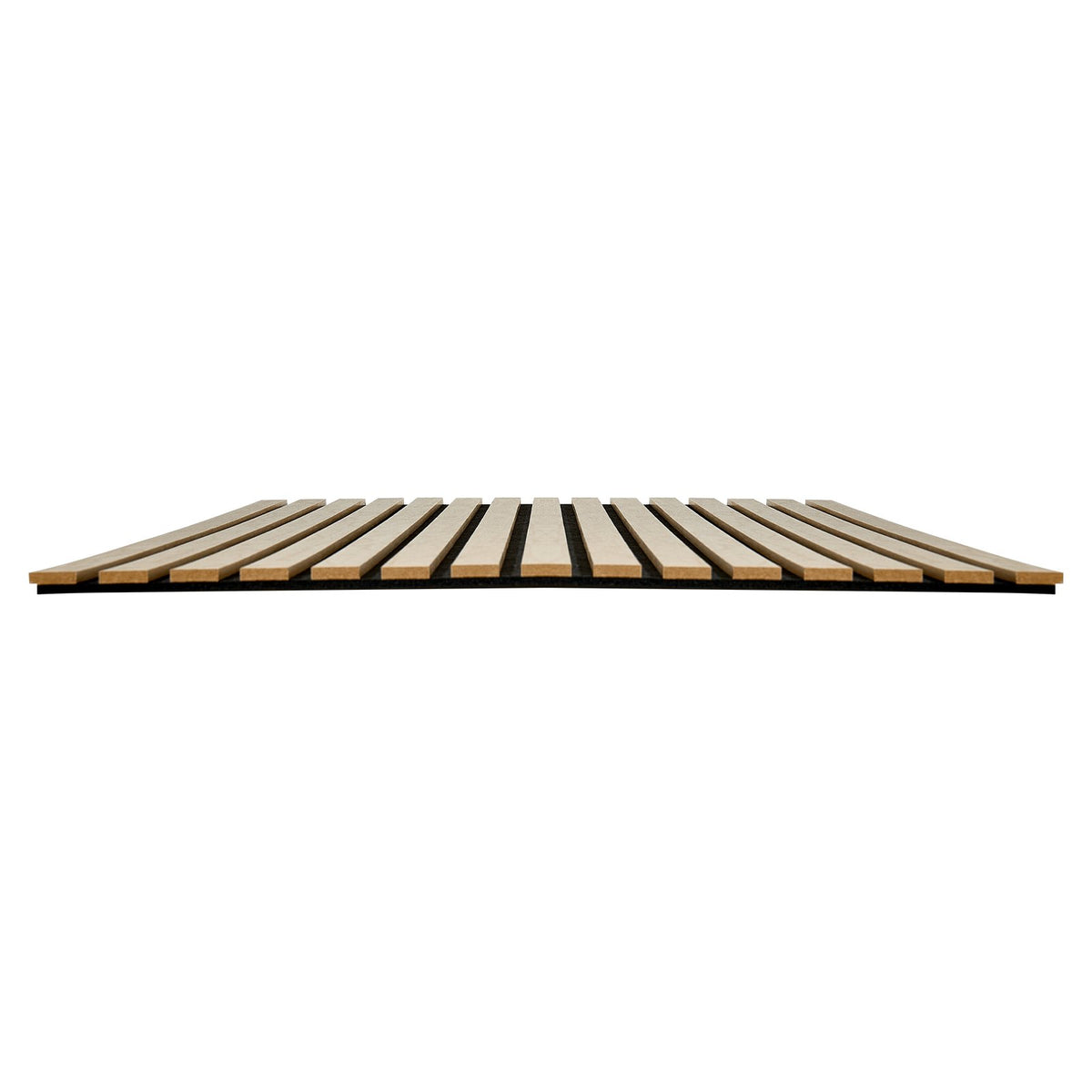 Wood Wall Panels, 1200 x 600 mm, Acoustic Slat Panels, Oak Finish, Sound Absorbing for Living Rooms, Bedrooms, Offices, Studios, Interior Wall Decor, MDF & PET Construction, Screw Kit, 6-Pack
