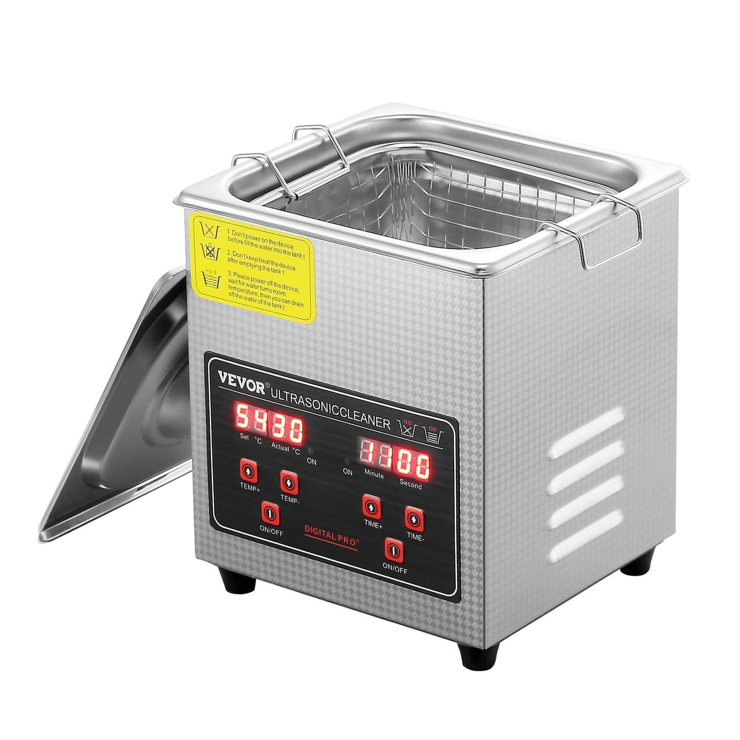 VEVOR Ultrasonic Cleaner with Digital Timer & Heater, Professional Ultra Sonic Jewelry
