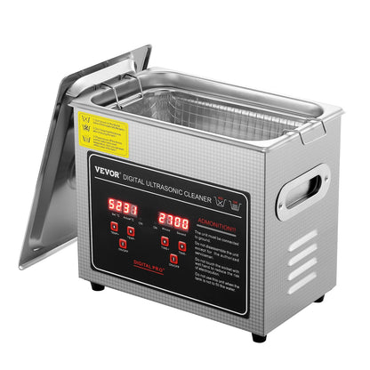 VEVOR Ultrasonic Cleaner with Digital Timer & Heater, Professional Ultra Sonic Jewelry