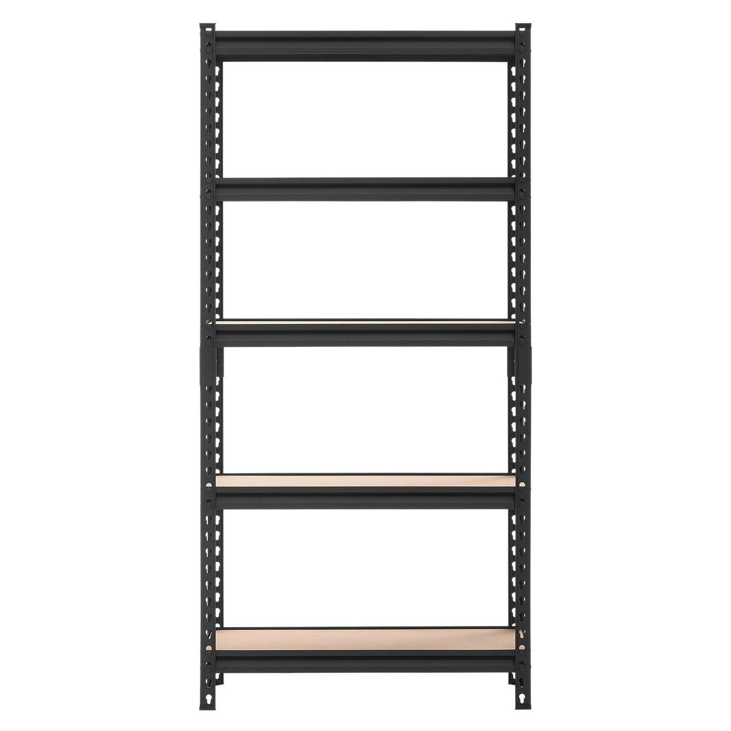 Storage Shelves, 5-Tier Adjustable, 907.2 kg Capacity, Heavy Duty Garage Storage Shelving Unit, Metal Utility Rack Shelf, for Kitchen Pantry Basement Bathroom, 759 mm W x 309 mm D x 1520 mm H