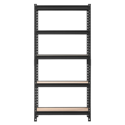 Storage Shelves, 5-Tier Adjustable, 907.2 kg Capacity, Heavy Duty Garage Storage Shelving Unit, Metal Utility Rack Shelf, for Kitchen Pantry Basement Bathroom, 759 mm W x 309 mm D x 1520 mm H