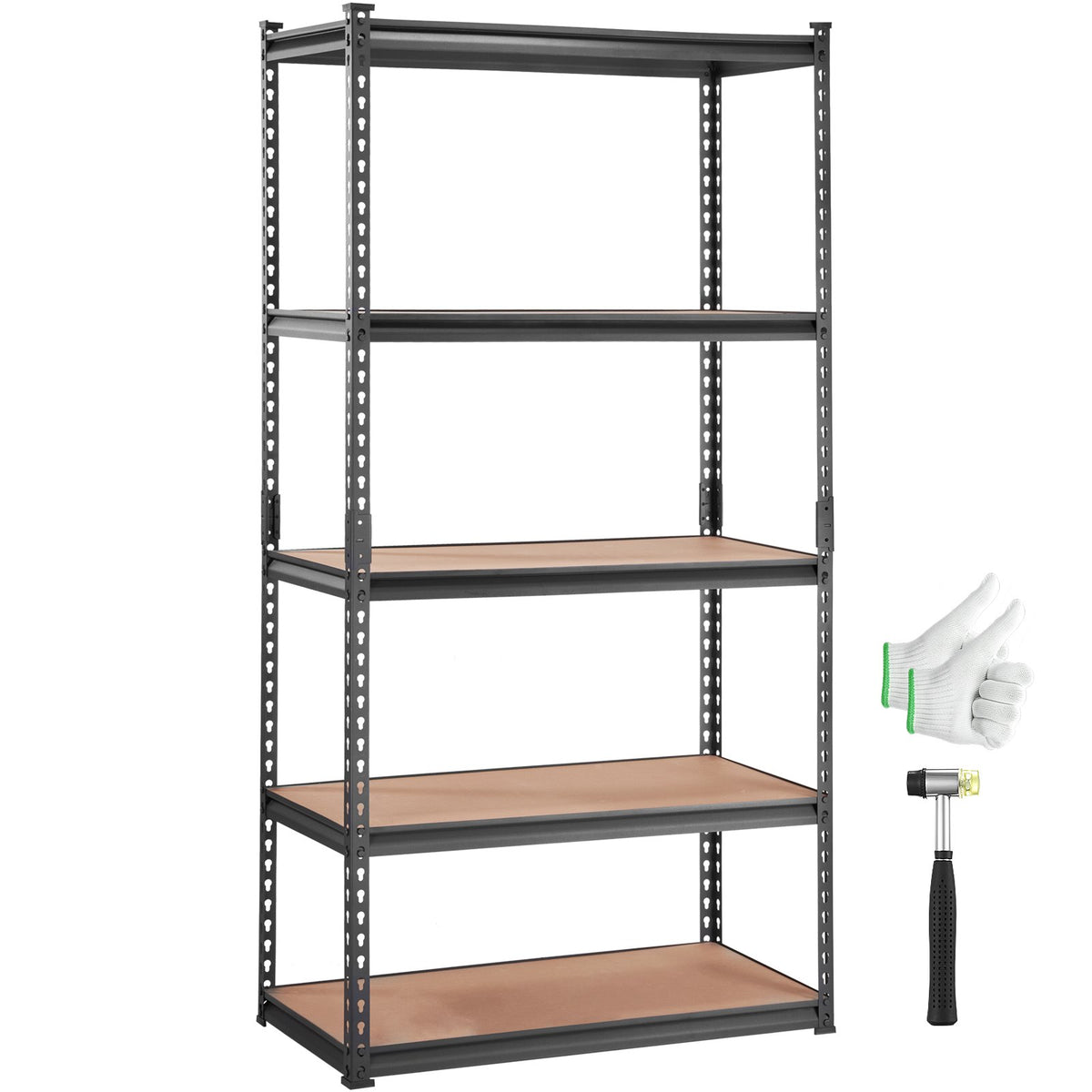 VEVOR Storage Shelving Unit, 5-Tier Adjustable, 907 kg Capacity, Heavy Duty Garage