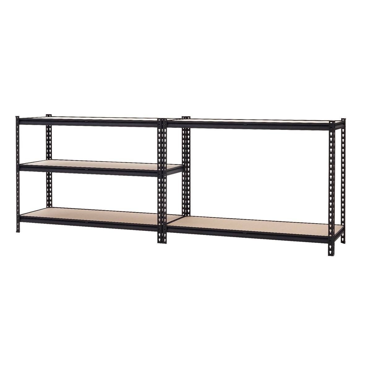 Storage Shelves, 5-Tier Adjustable, 907.2 kg Capacity, Heavy Duty Garage Storage Shelving Unit, Metal Utility Rack Shelf, for Garage Warehouse Basement Kitchen, 1228 mm W x 459 mm D x 1813 mm H