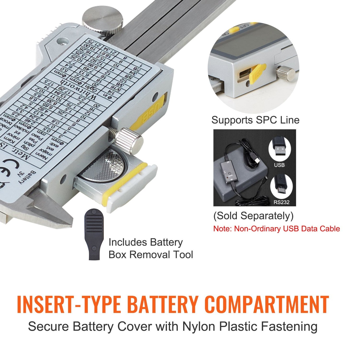 150mm Digital Caliper with LCD Display - High Precision Vernier Micrometer