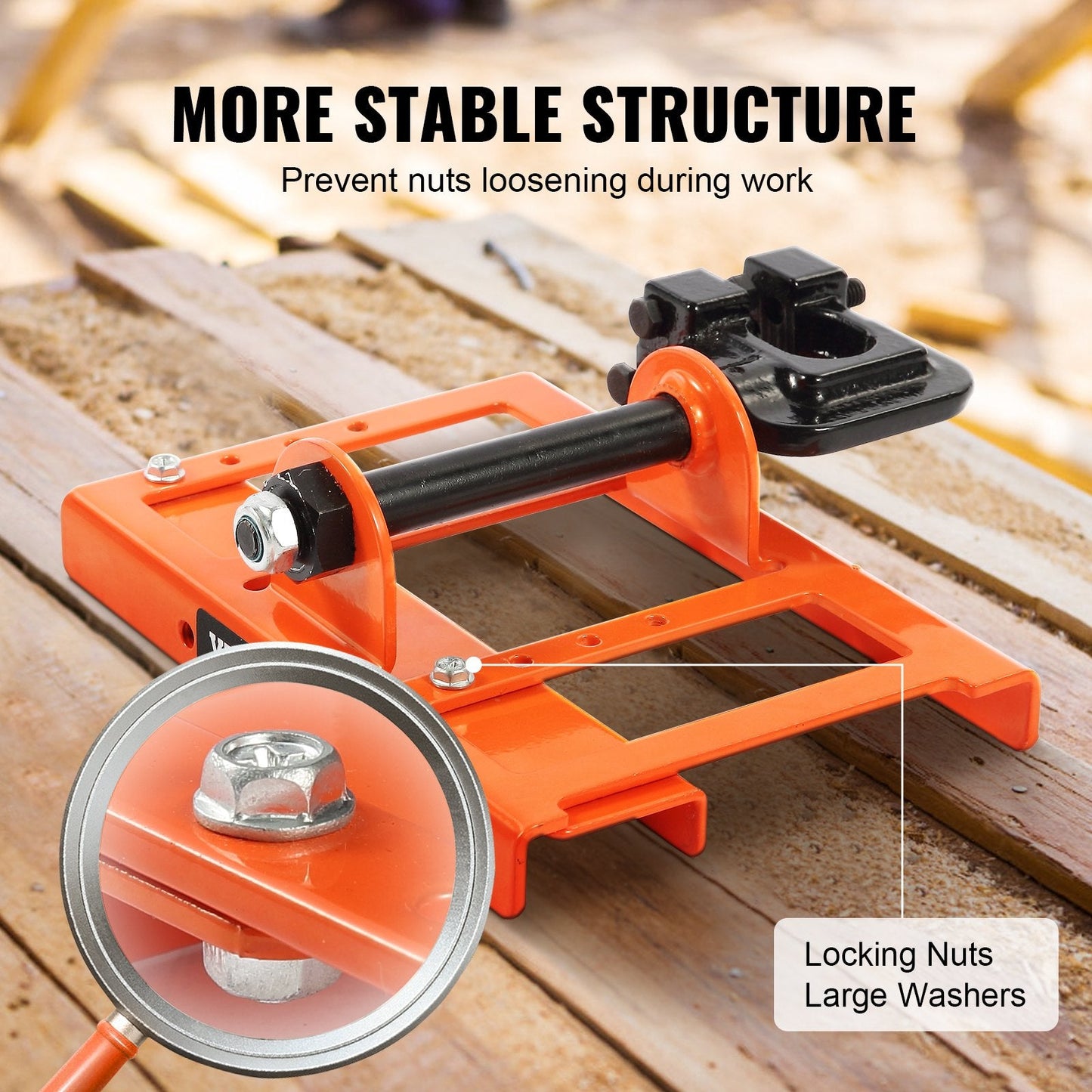 Portable Vertical Chainsaw Mill for Timber, 5.1-15.2cm Cutting Width, 1.45kg
