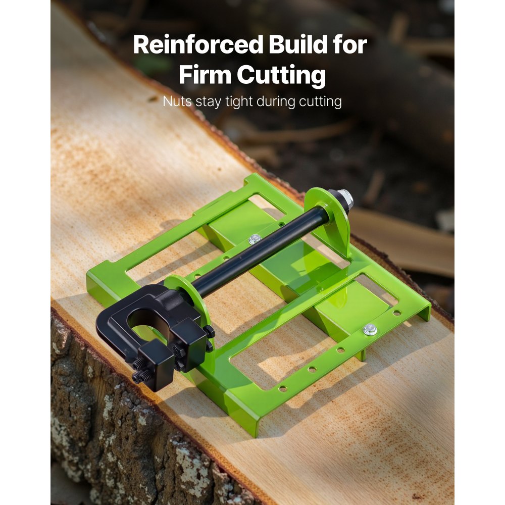 Chainsaw Mill, Adjustable 5-15 cm Width, Vertical Lumber Cutting Guide, Portable Timber Chainsaw Attachment, Heavy Duty 