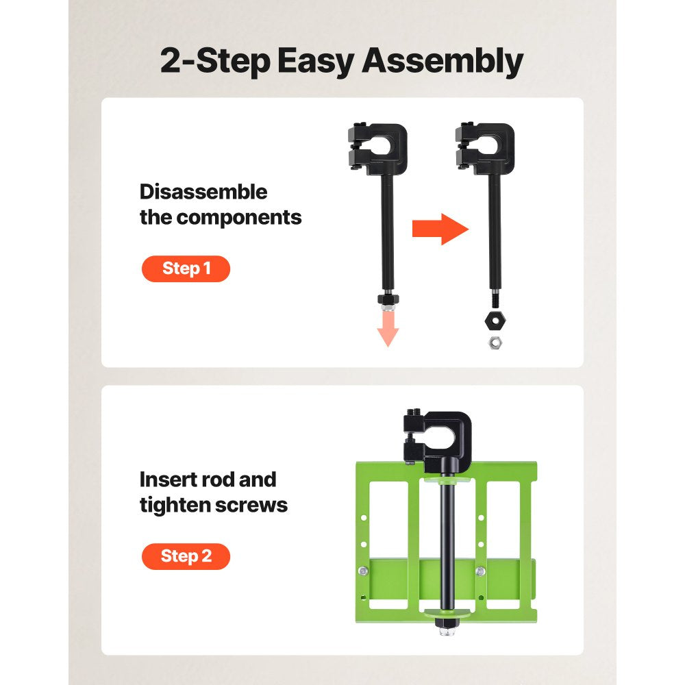Chainsaw Mill, Adjustable 5-15 cm Width, Vertical Lumber Cutting Guide, Portable Timber Chainsaw Attachment, Heavy Duty 