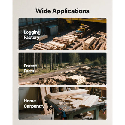 Chainsaw Mill, Adjustable 5-15 cm Width, Vertical Lumber Cutting Guide, Portable Timber Chainsaw Attachment, Heavy Duty 