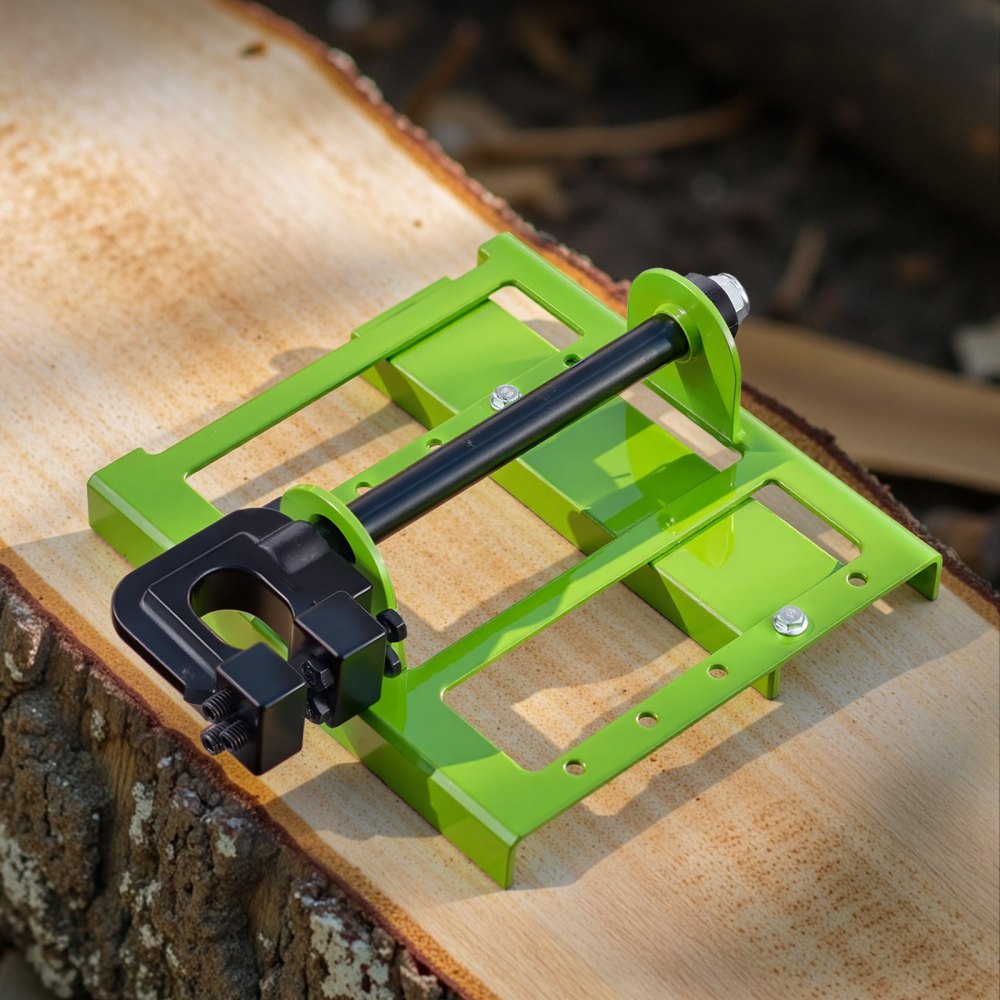 Chainsaw Mill, Adjustable 5-15 cm Width, Vertical Lumber Cutting Guide, Portable Timber Chainsaw Attachment, Heavy Duty 