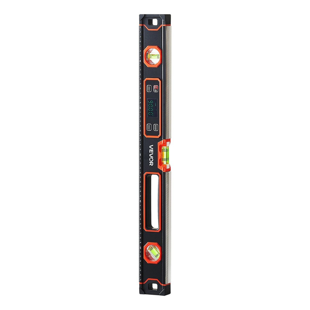 Digital Level, 600 mm, Magnetic Electronic Level with LED Backlit Display, 360° Electronic Leveler Tool with 0°/45°/90° Bubble Vials, IP54 Rating for Construction Carpentry Home Renovation