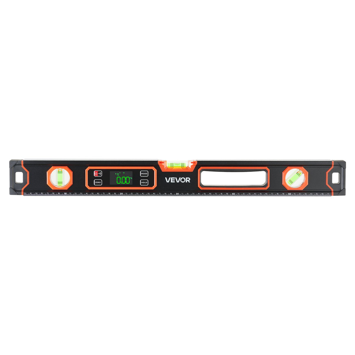 Digital Level, 600 mm, Magnetic Electronic Level with LED Backlit Display, 360° Electronic Leveler Tool with 0°/45°/90° Bubble Vials, IP54 Rating for Construction Carpentry Home Renovation